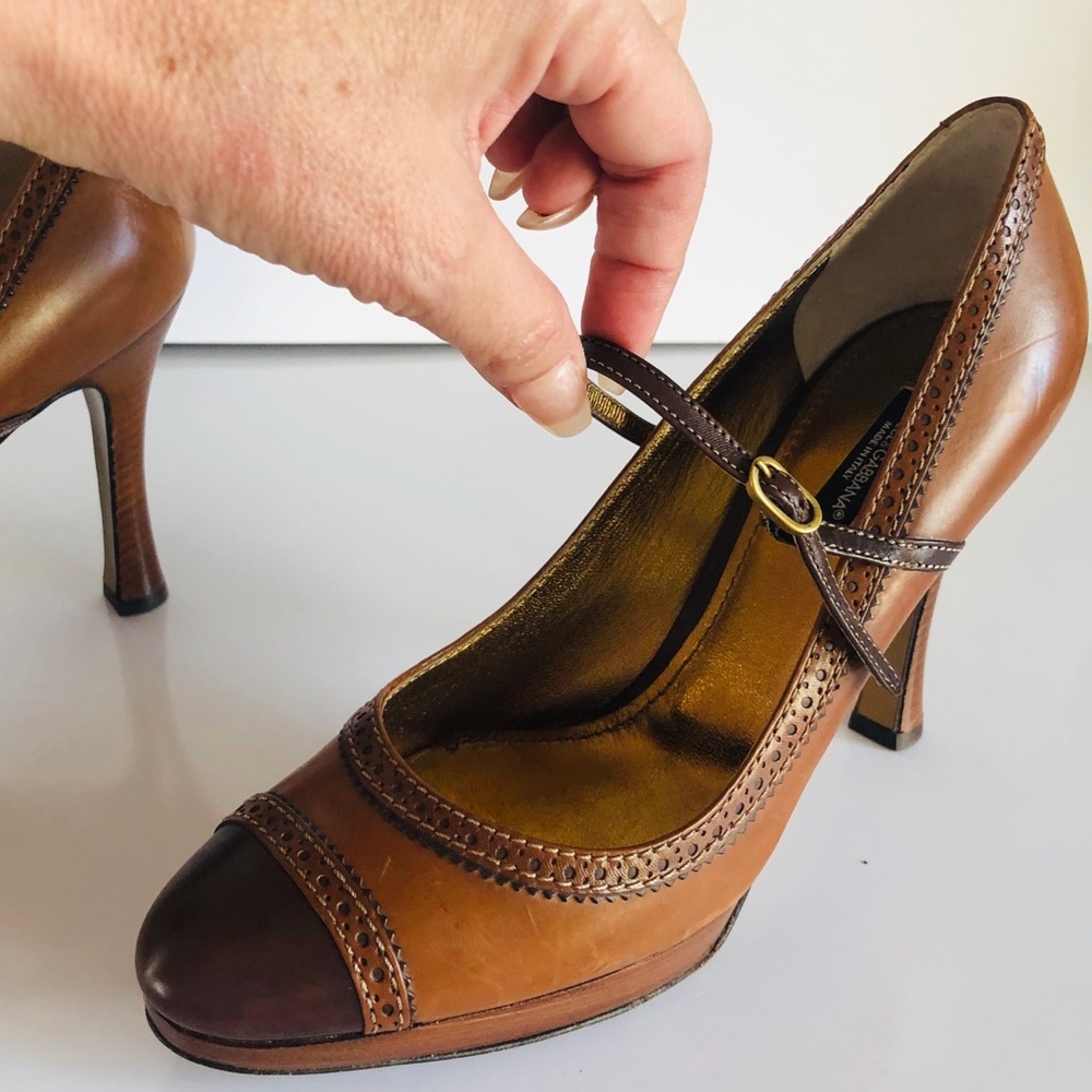 Authentic Dolce Gabana Leather MaryJanes